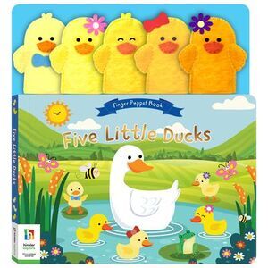 Five Little Ducks Finger Puppet Book -- Hinkler